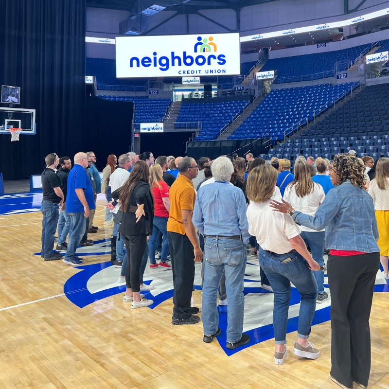 Neighbors Credit Union team members at a community event